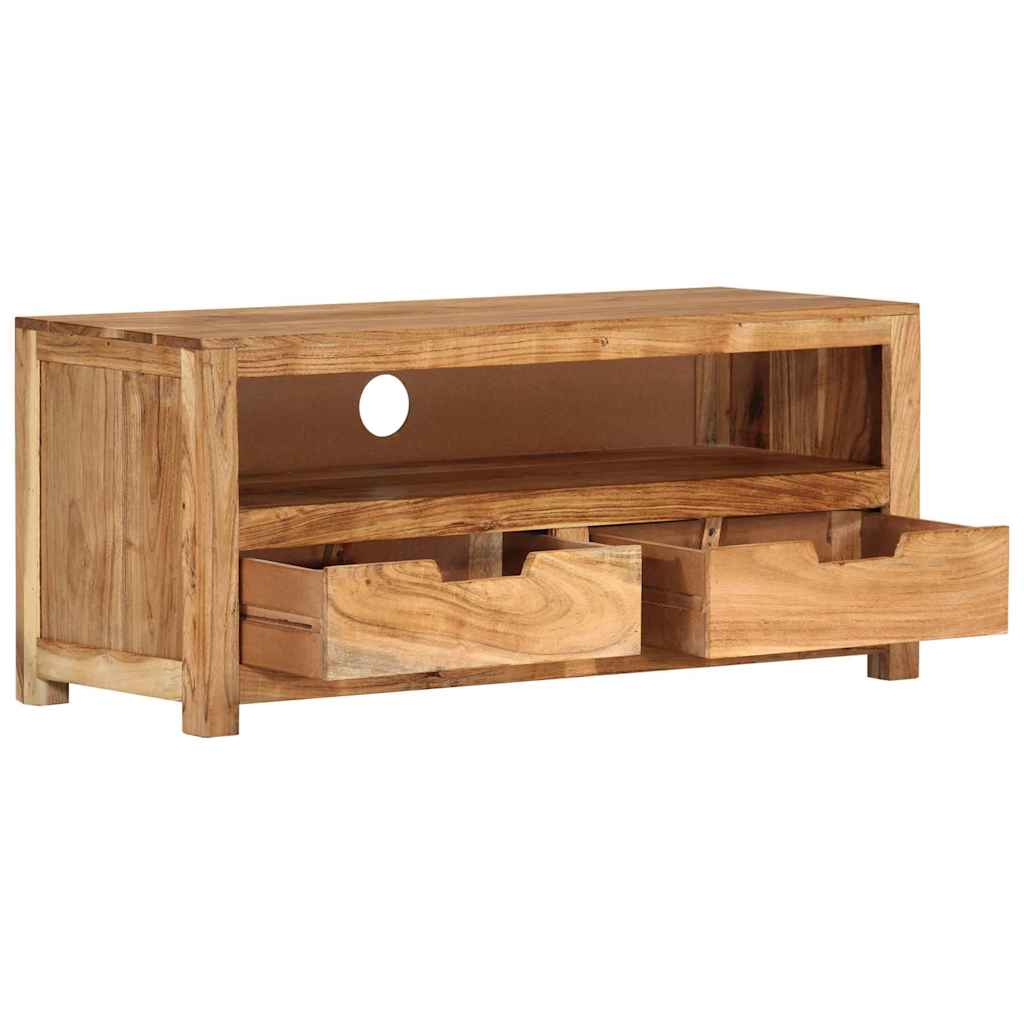 tömör akácfa TV-szekrény 88 x 35 x 40 cm