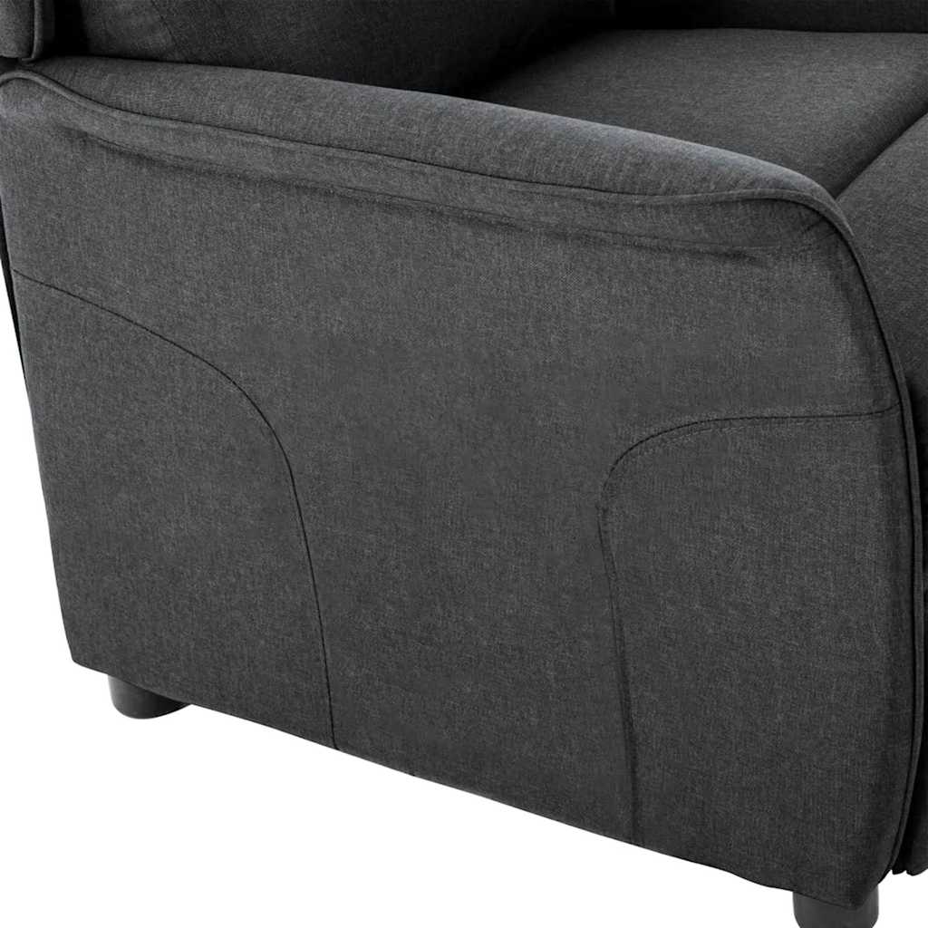 Fotel ágy Sötétszürke 66.5 x 94 x 101.5 cm Poliészter