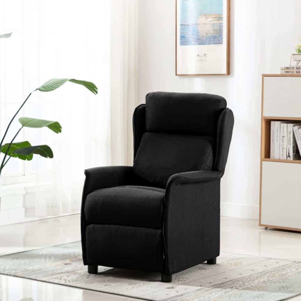 Fotel ágy Fekete 66.5 x 94 x 101.5 cm Poliészter