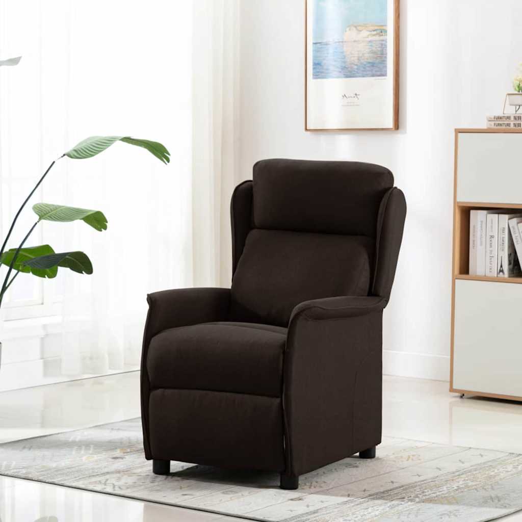 Fotel ágy Sötét Barna 66.5 x 94 x 101.5 cm Poliészter