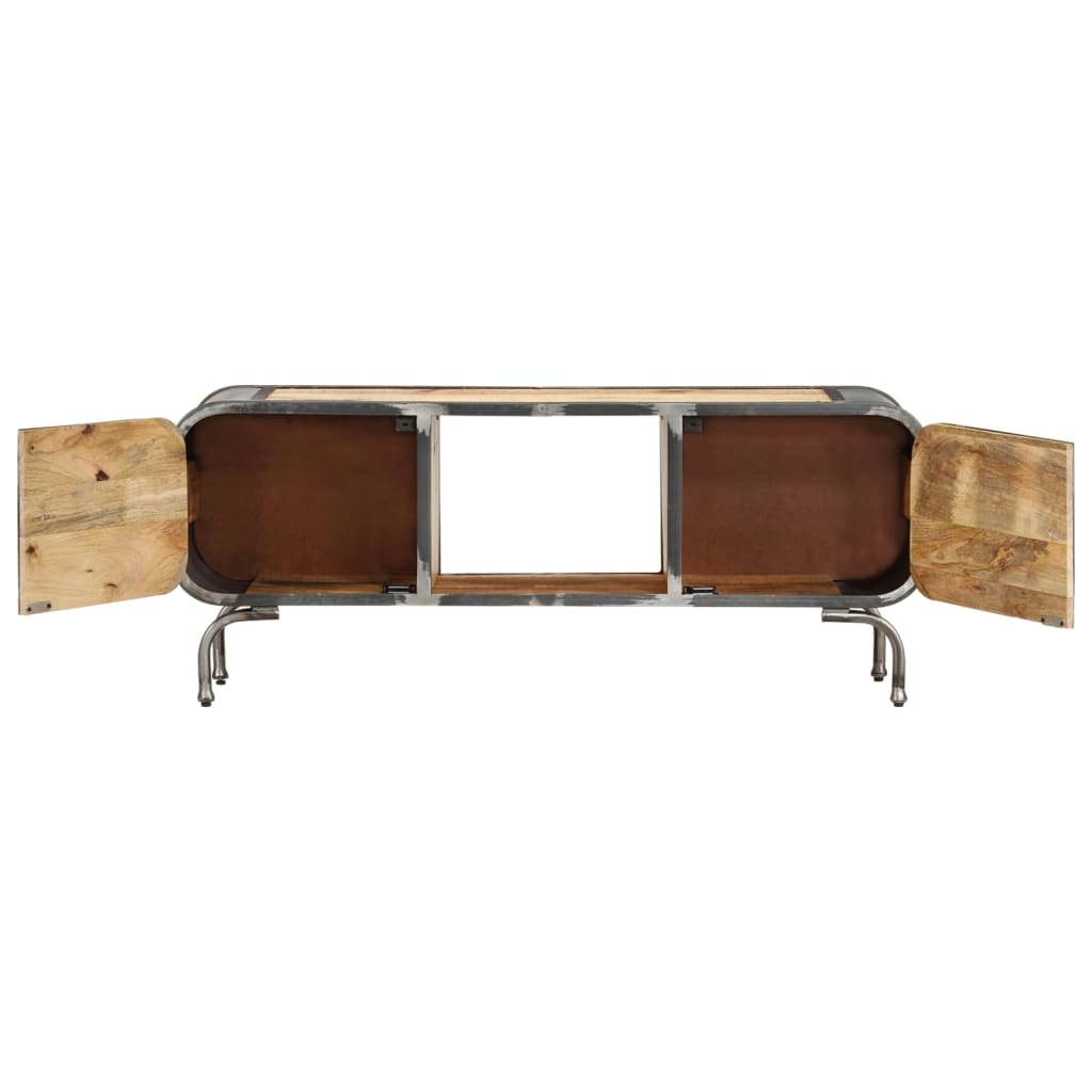 tömör mangófa TV-szekrény 110 x 30 x 42 cm