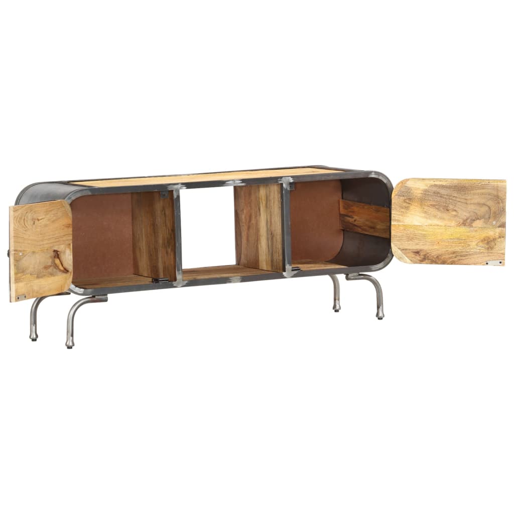 tömör mangófa TV-szekrény 110 x 30 x 42 cm