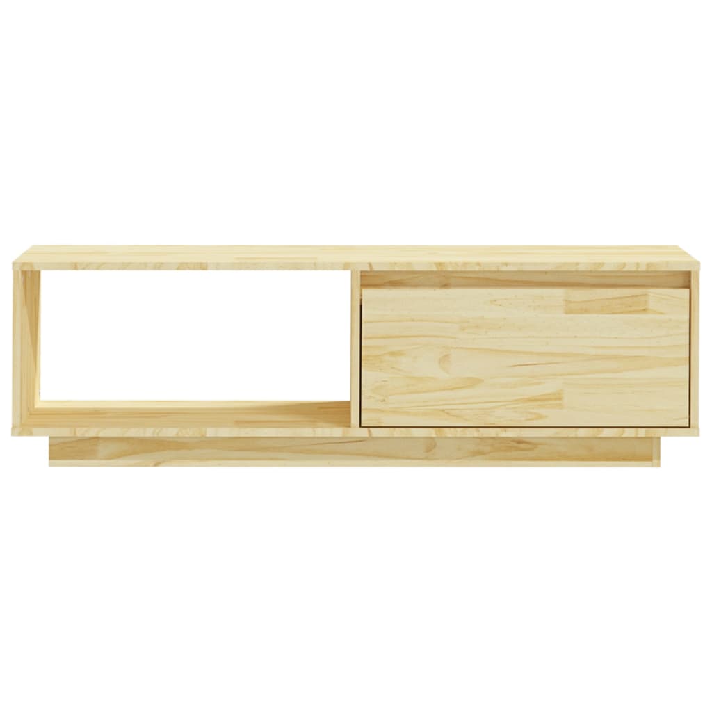 tömör fenyőfa TV-szekrény 110 x 30 x 33,5 cm