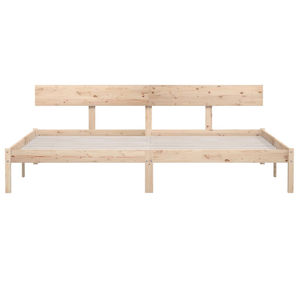 tömör fa ágykeret matrac nélkül 200 x 200 cm