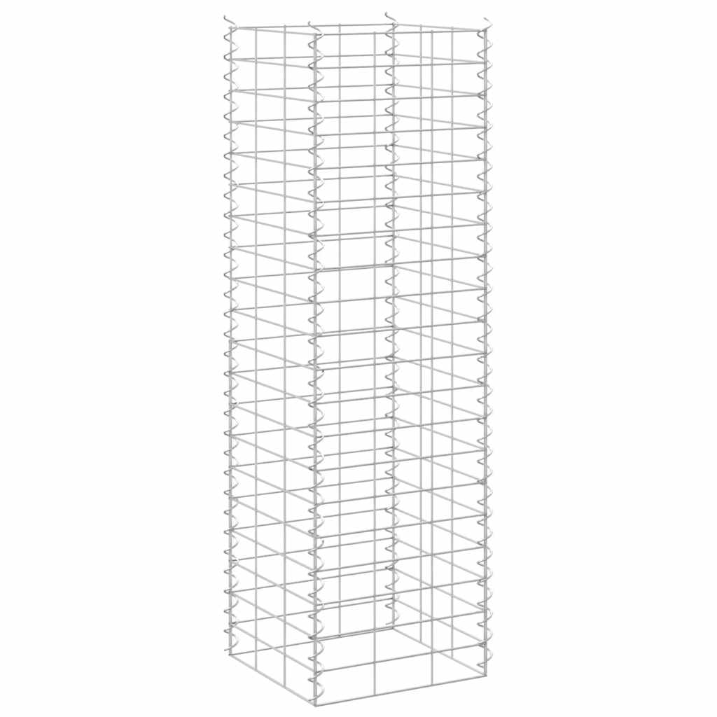 3 db vas gabion magaságyás 30 x 30 x 100 cm