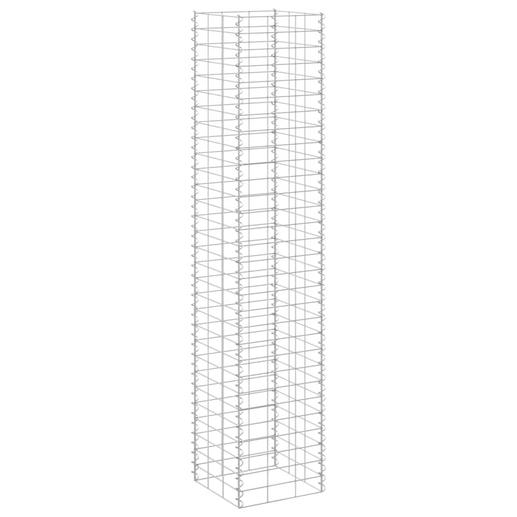 3 db vas gabion magaságyás 30 x 30 x 150 cm