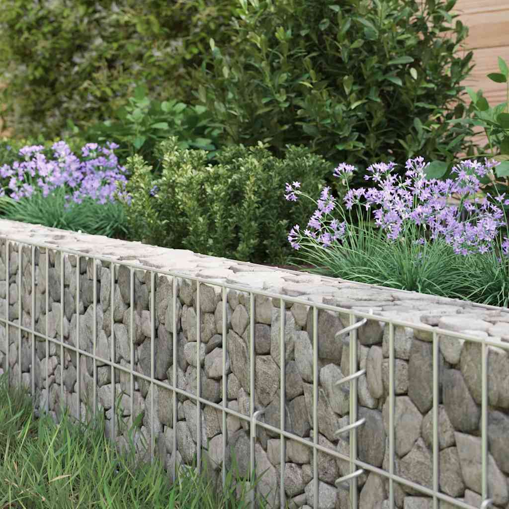 horganyzott acél gabion magaságyás 200 x 100 x 20 cm