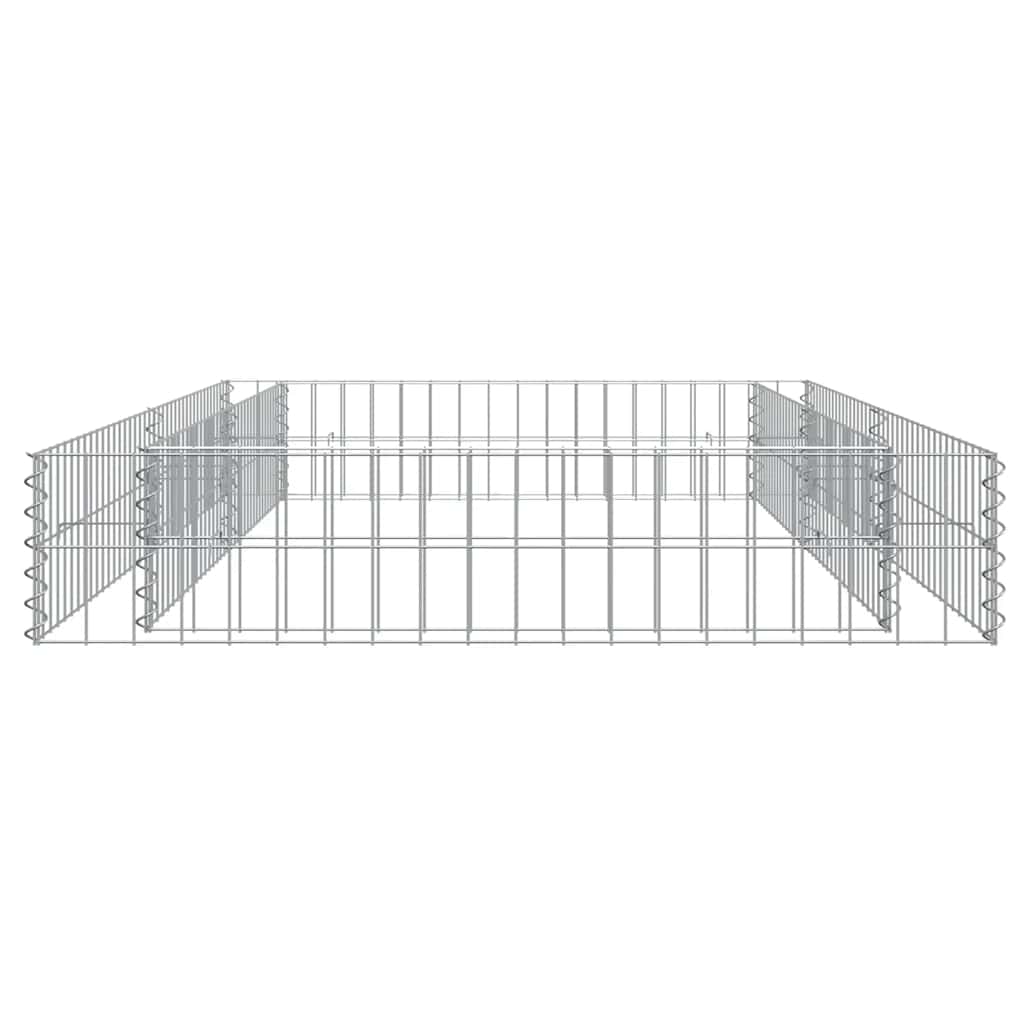 horganyzott acél gabion magaságyás 200 x 100 x 20 cm