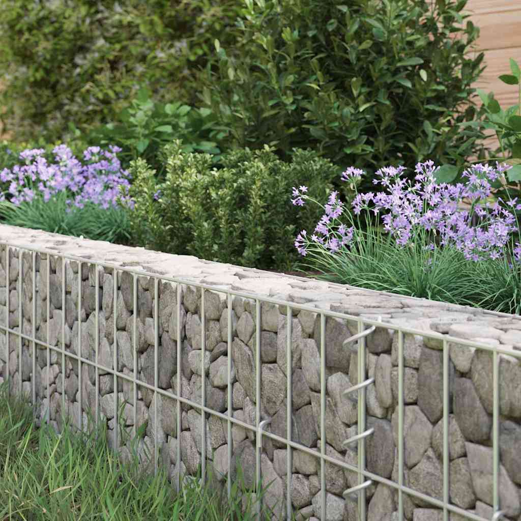 horganyzott acél gabion magaságyás 400 x 100 x 20 cm