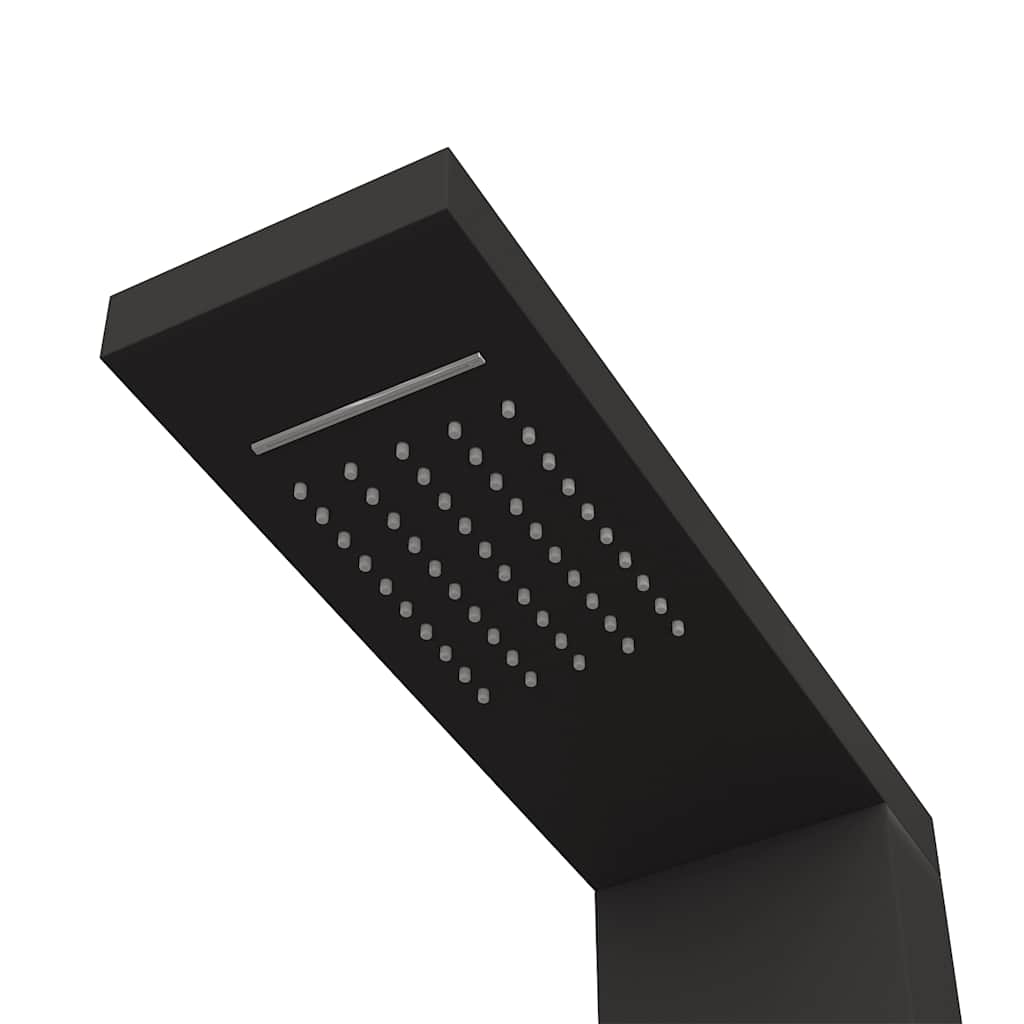 fekete alumínium zuhanypanelrendszer