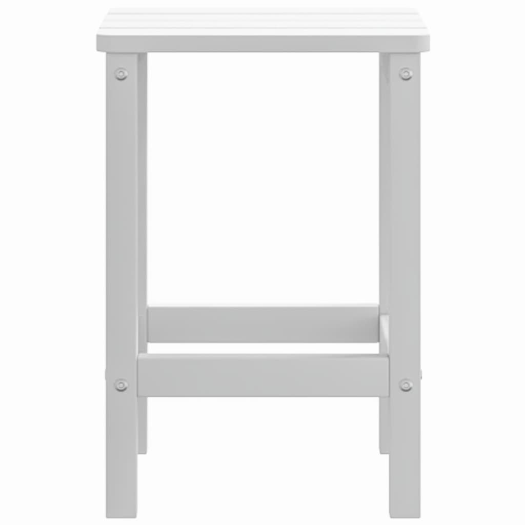 fehér HDPE kerti adirondack asztal 38 x 38 x 46 cm
