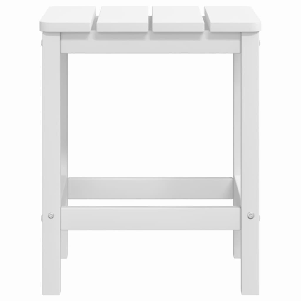 fehér HDPE kerti adirondack asztal 38 x 38 x 46 cm