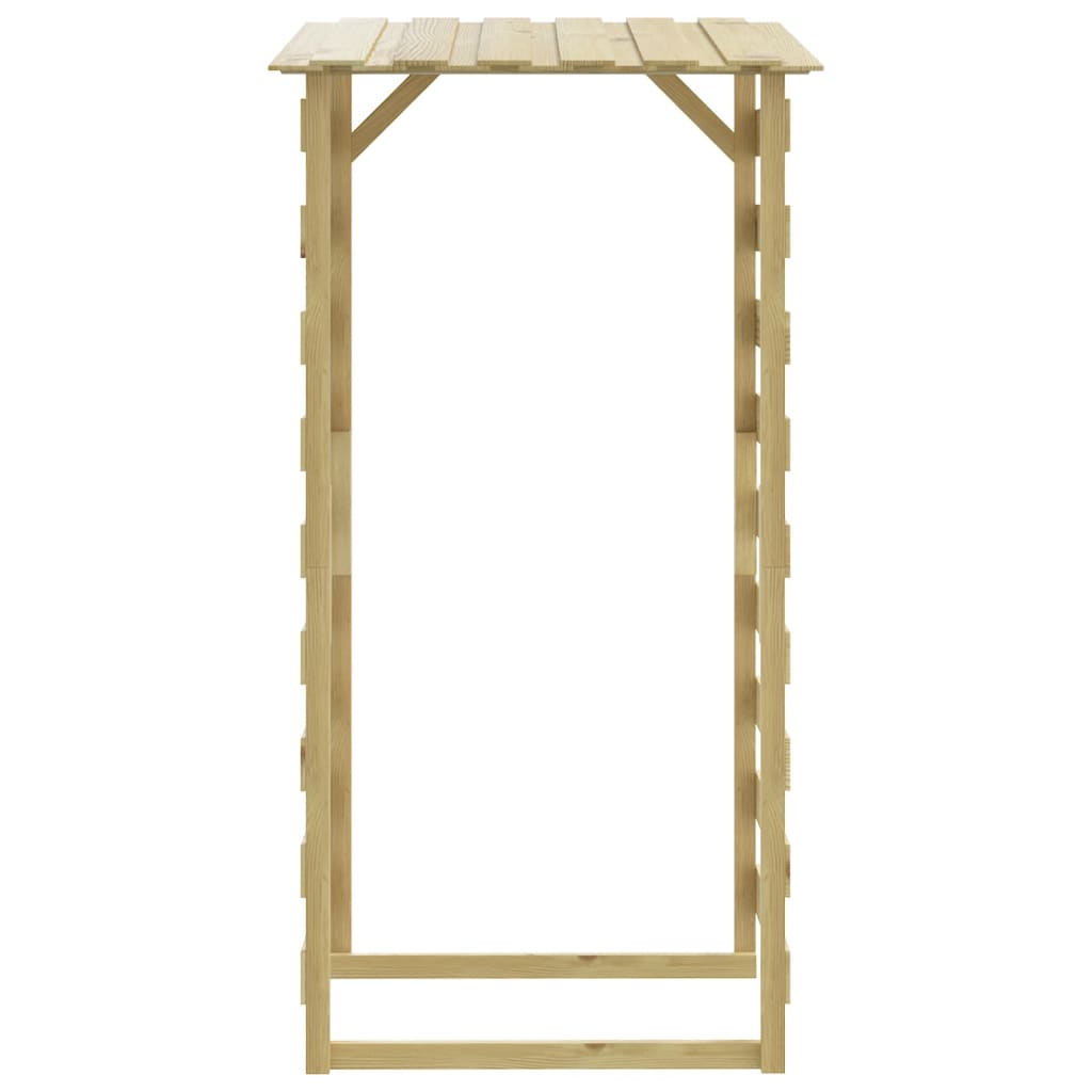 impregnált fenyőfa pergola tetővel 100 x 90 x 200 cm