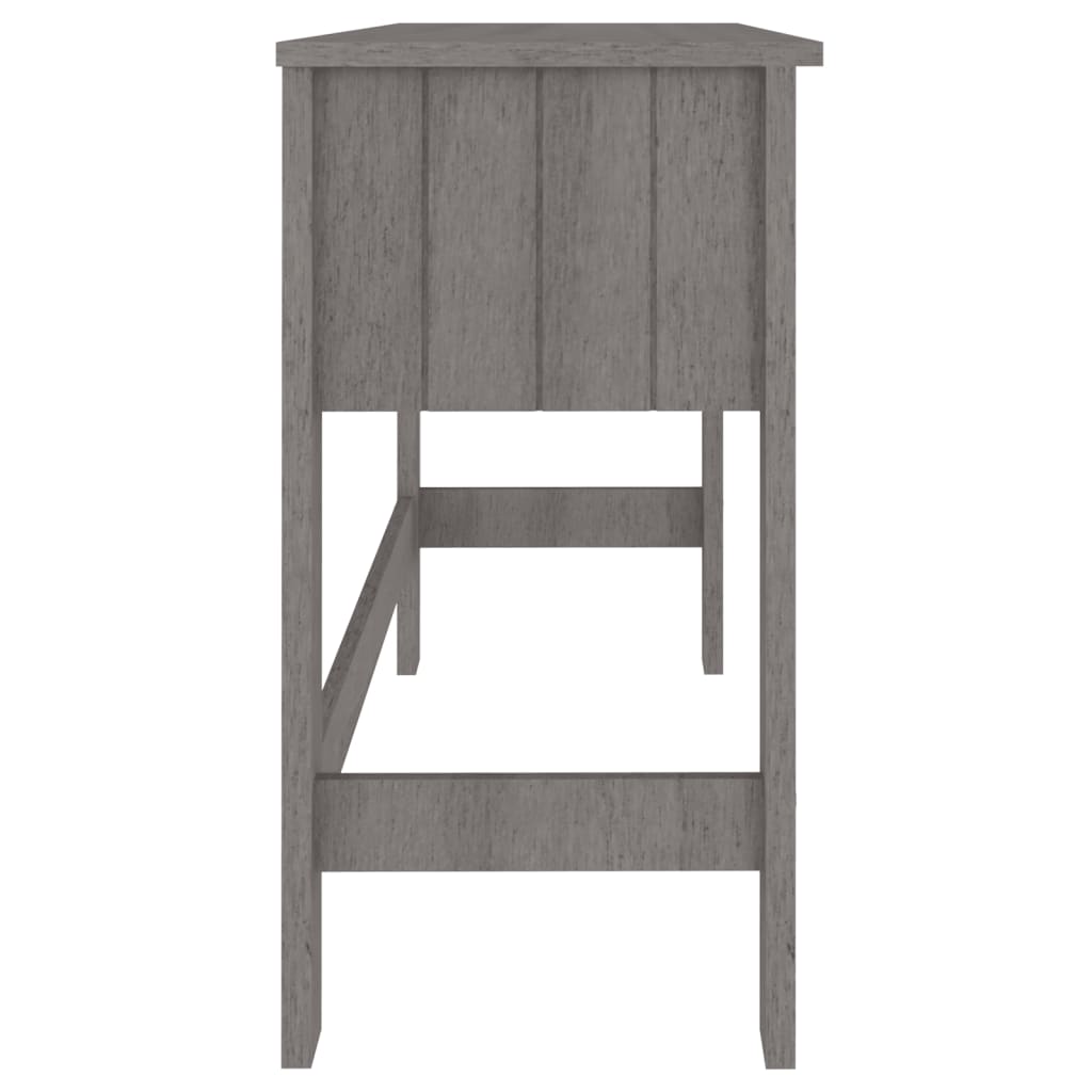 HAMAR világosszürke tömör fenyőfa íróasztal 110 x 40 x 75 cm