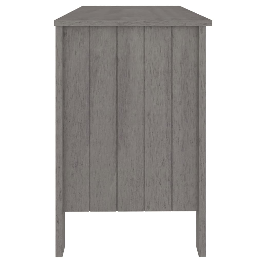 HAMAR világosszürke tömör fenyőfa íróasztal 113 x 50 x 75 cm