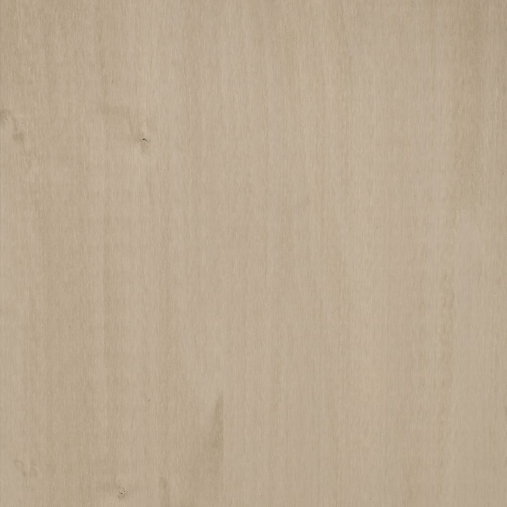 HAMAR mézbarna tömör fenyőfa gardrób 89 x 50 x 180 cm