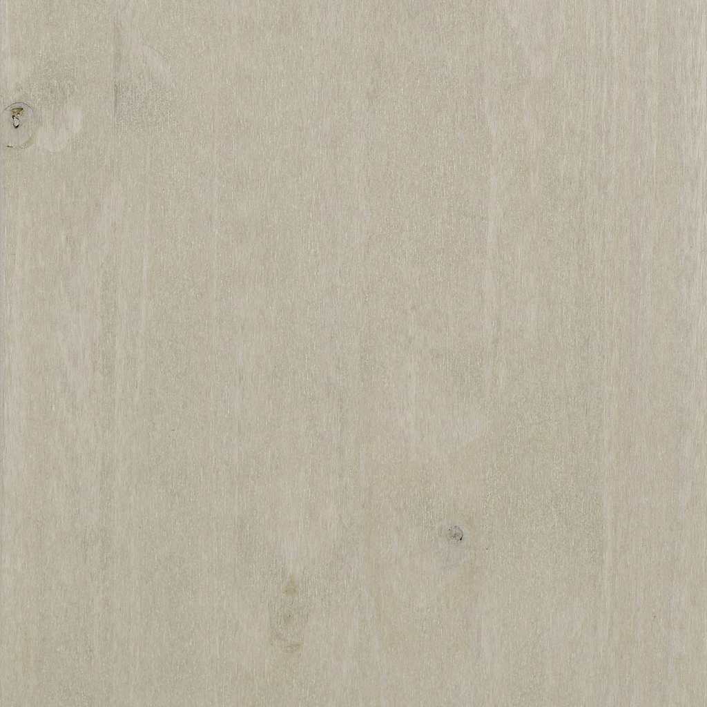 HAMAR fehér tömör fenyőfa tálalószekrény 85 x 35 x 80 cm