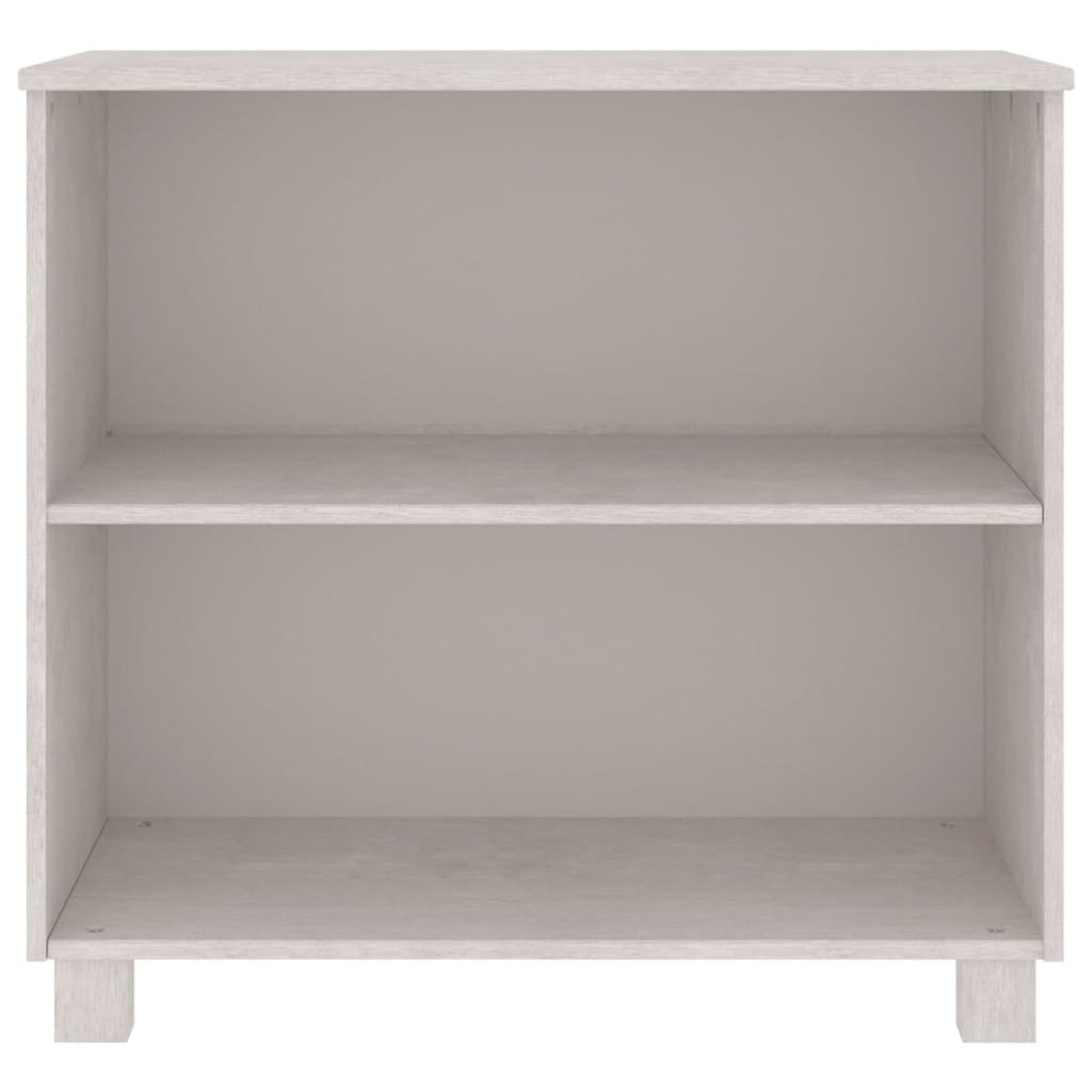HAMAR fehér tömör fenyőfa tálalószekrény 85 x 35 x 80 cm