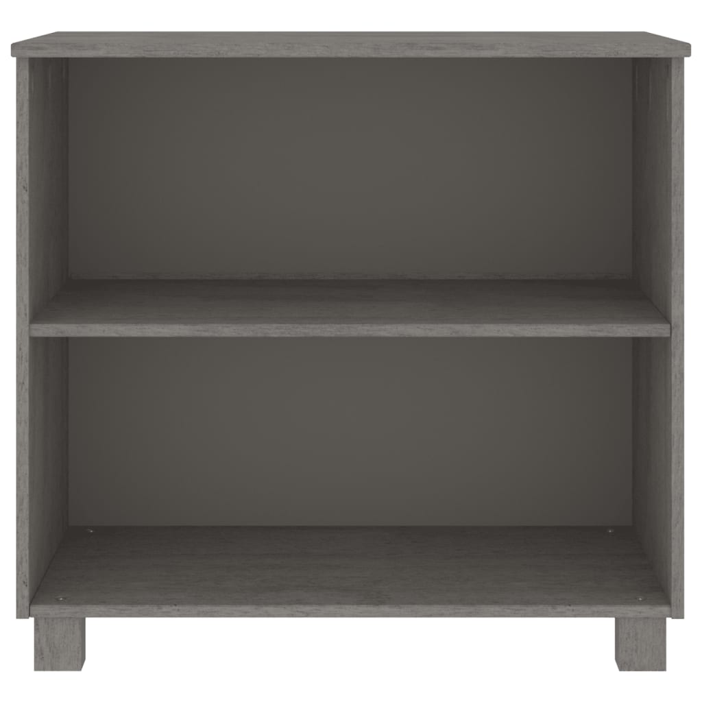 HAMAR világosszürke tömör fenyőfa tálalószekrény 85x35x80 cm