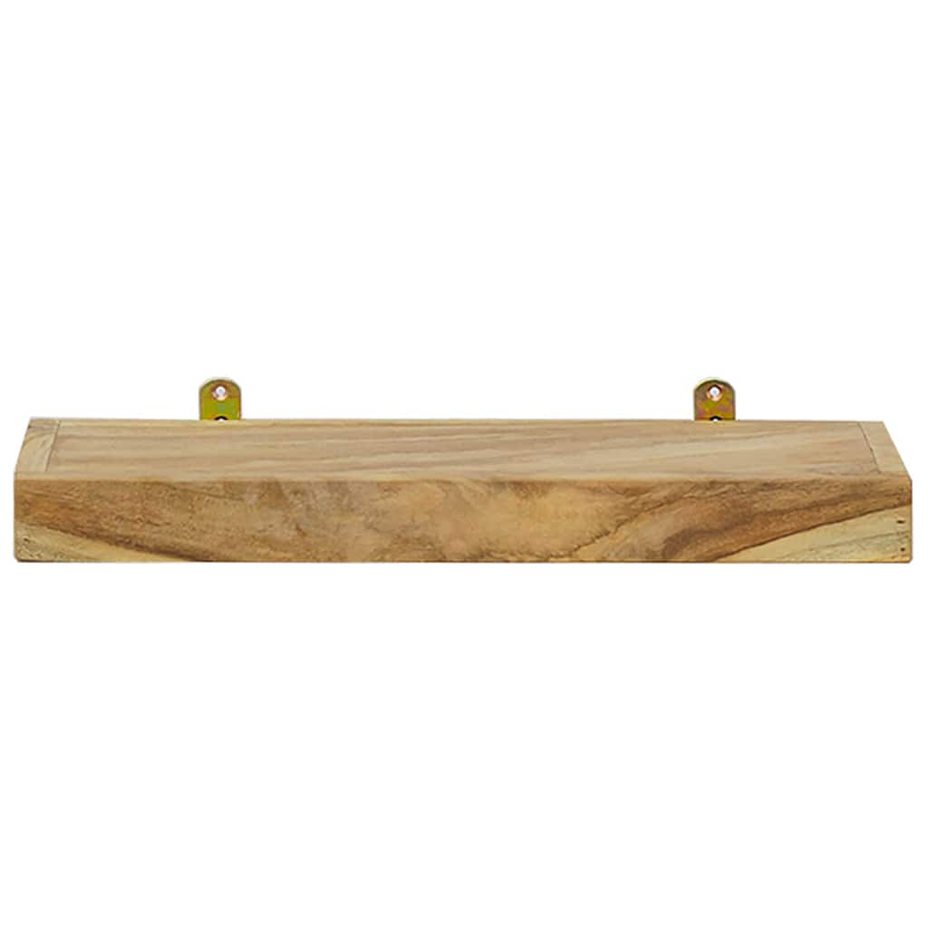 2 db tömör tíkfa falipolc 40 x 15 x 4 cm