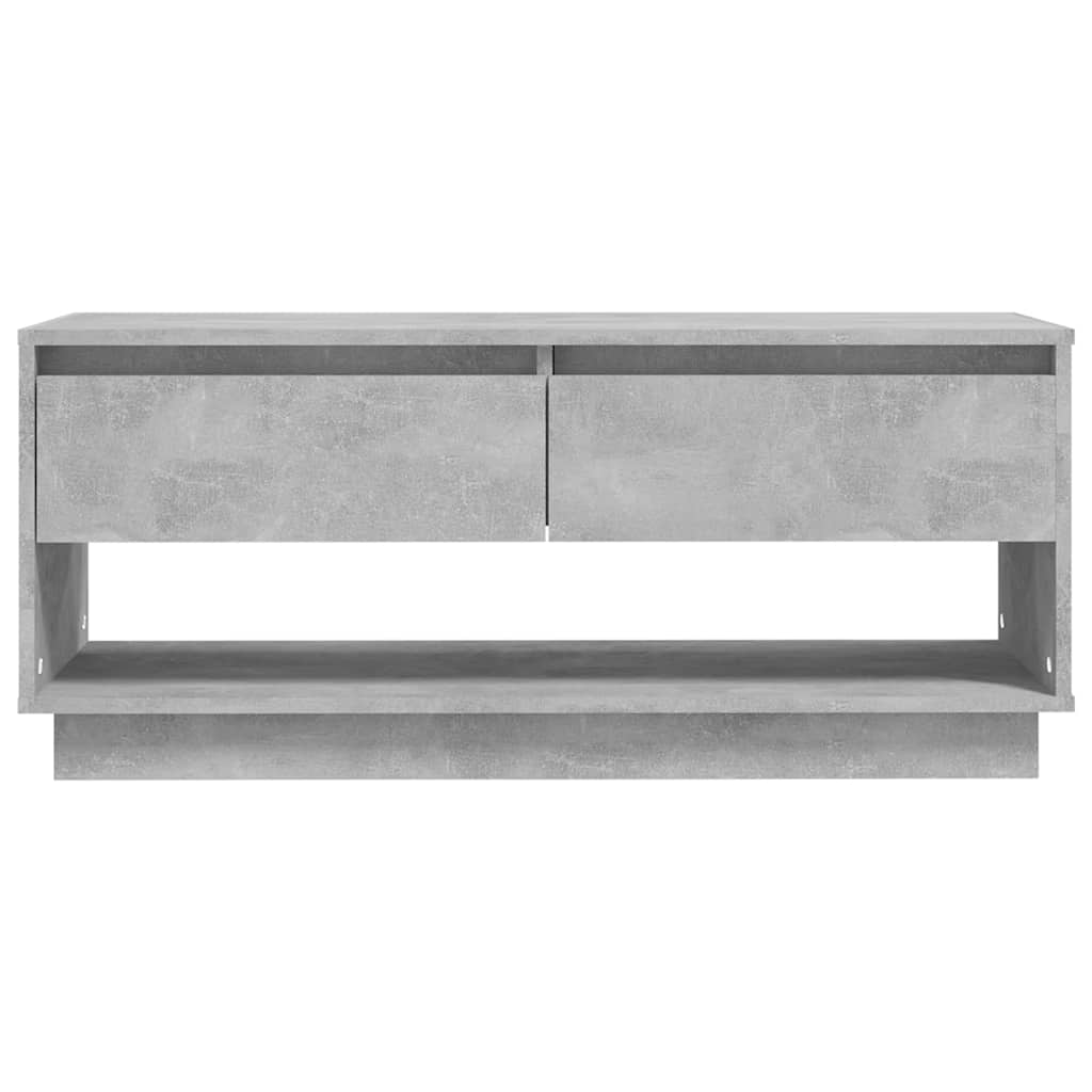 betonszürke szerelt fa TV-szekrény 102x41x44 cm