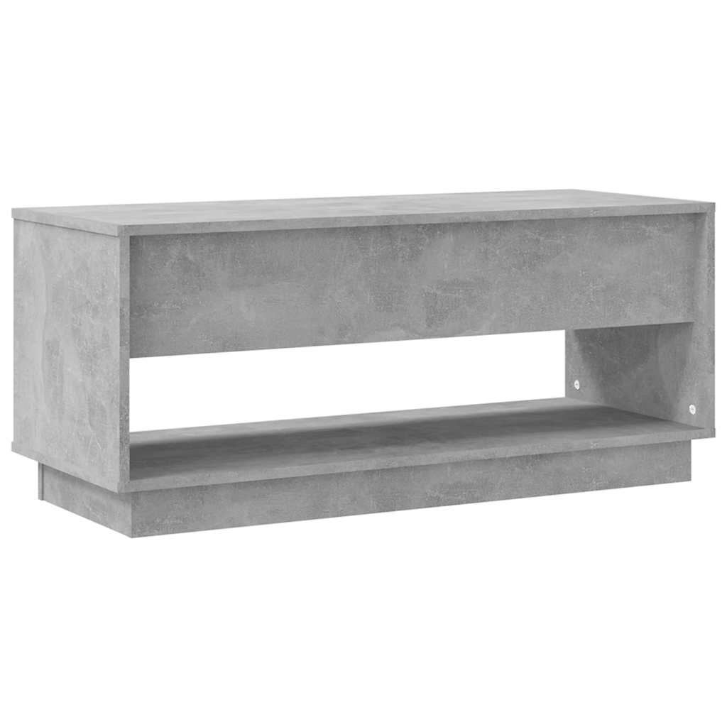 betonszürke szerelt fa TV-szekrény 102x41x44 cm