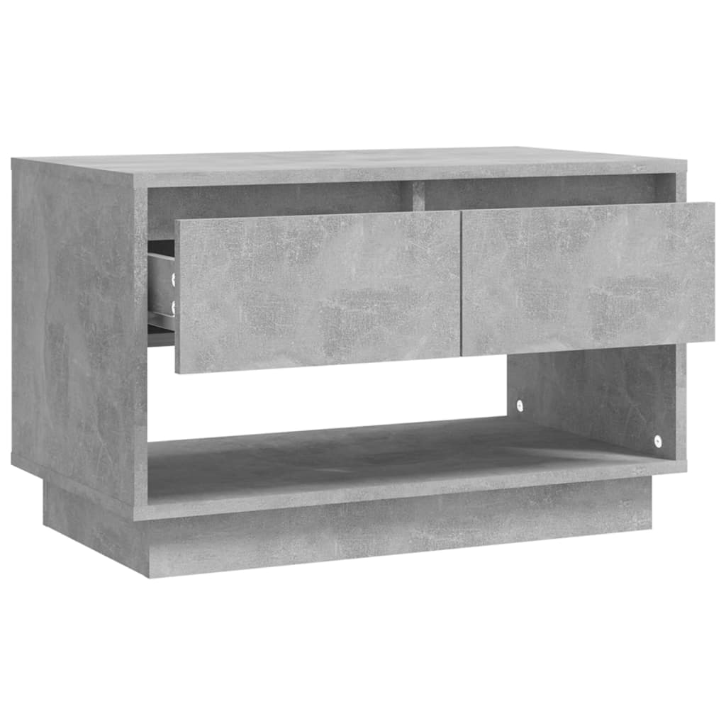 betonszürke szerelt fa TV-szekrény 70x41x44 cm