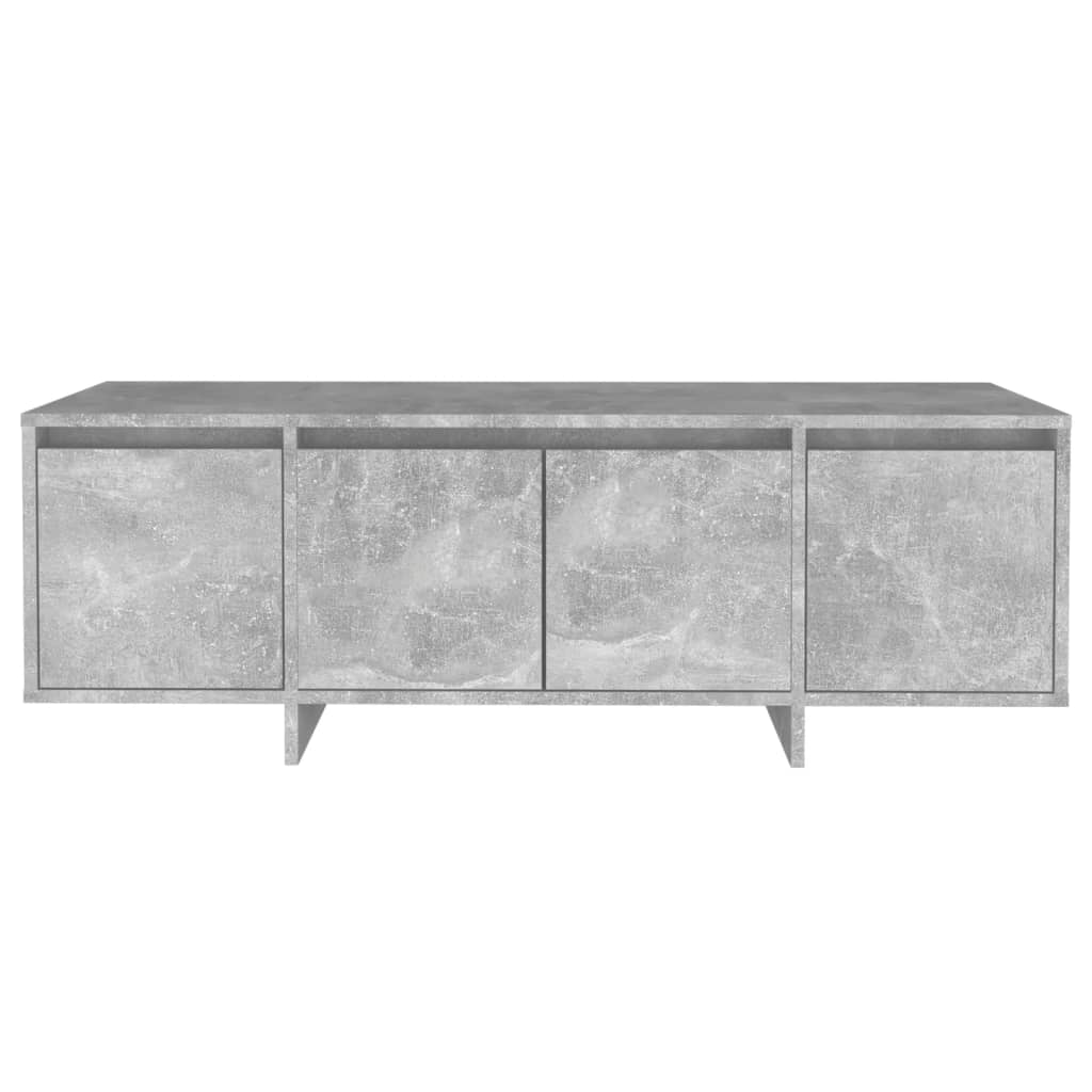 betonszürke szerelt fa TV-szekrény 120x30x40,5 cm
