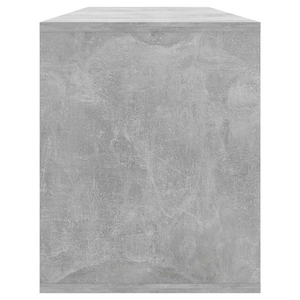 betonszürke szerelt fa TV-szekrény 130x35x50 cm