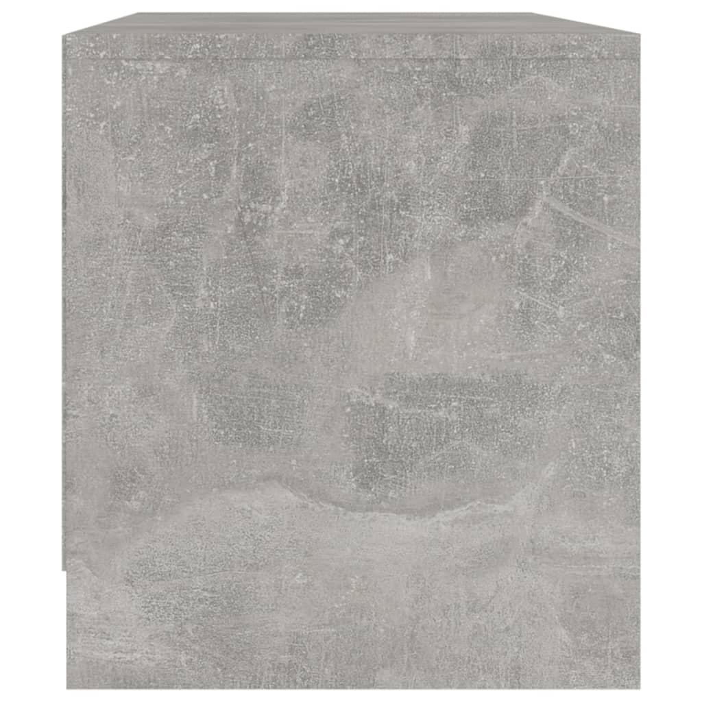 betonszürke szerelt fa TV-szekrény 90x35x40 cm