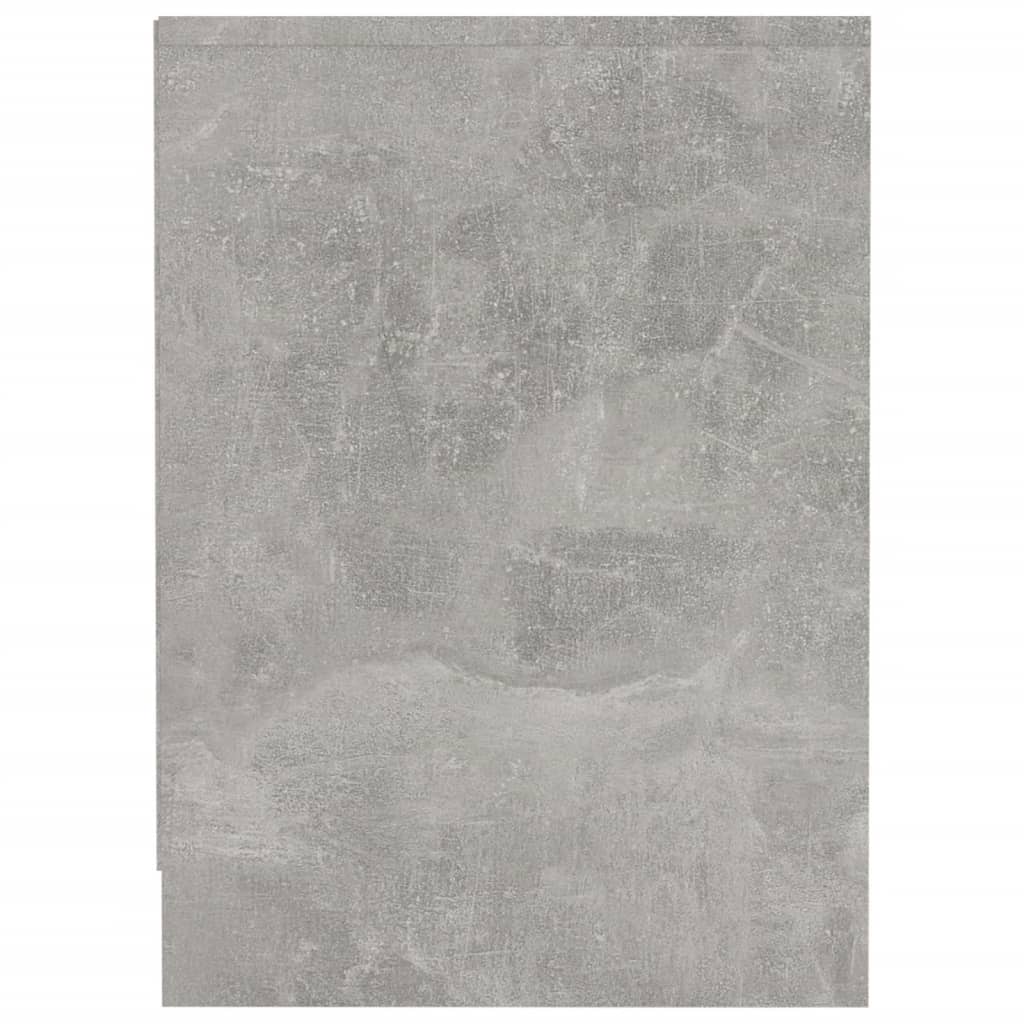 betonszürke szerelt fa TV-szekrény 100 x 35 x 55 cm