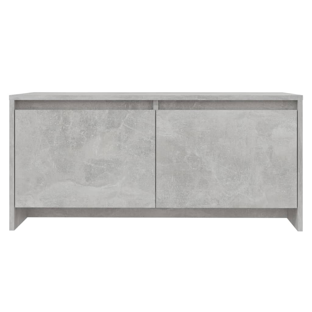 betonszürke szerelt fa dohányzóasztal 90x50x41,5 cm