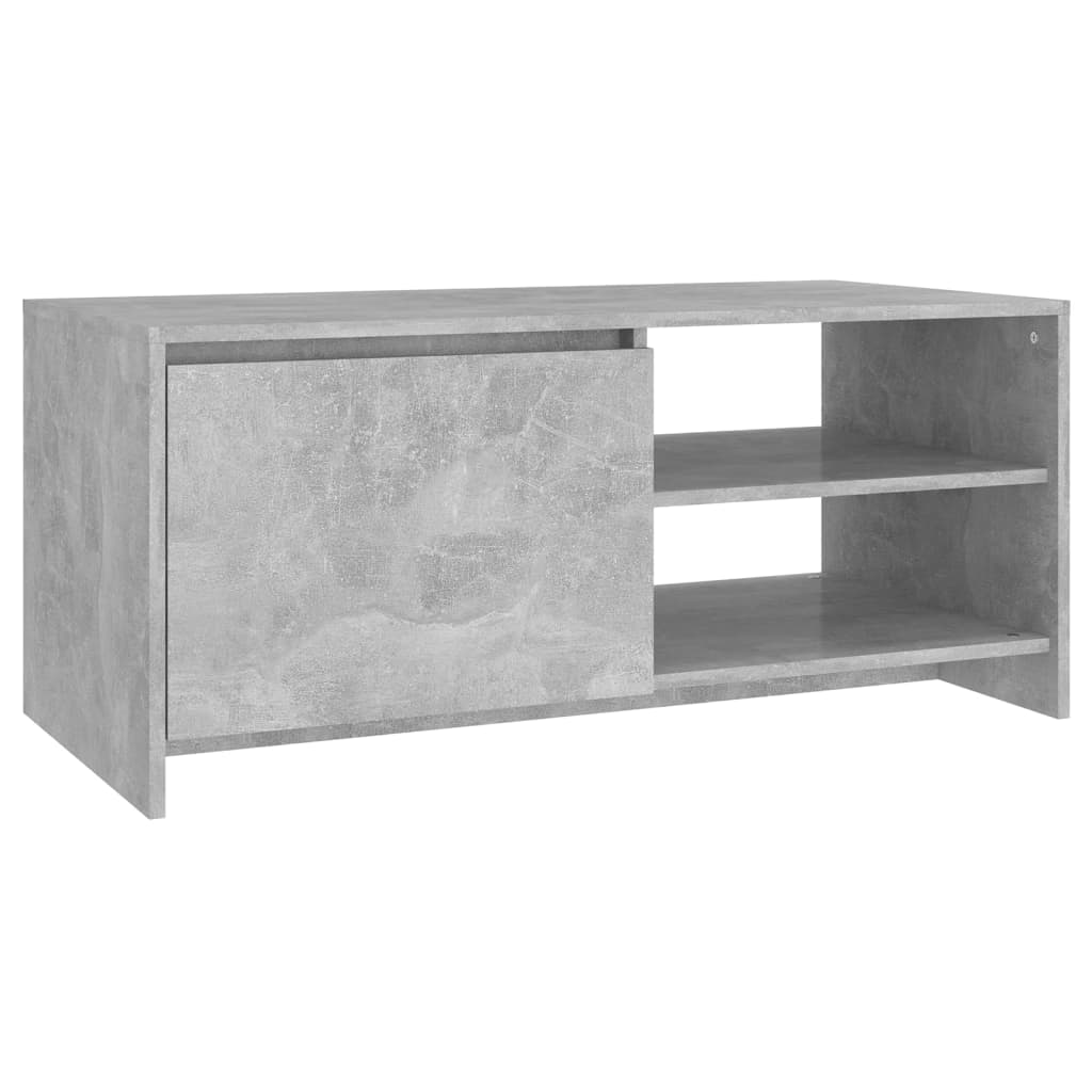 betonszürke szerelt fa dohányzóasztal 102x 50 x 45 cm