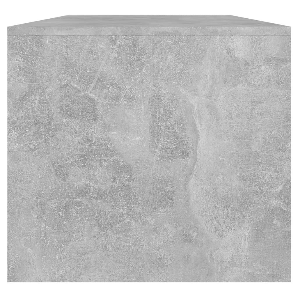 betonszürke szerelt fa dohányzóasztal 102x 50 x 45 cm