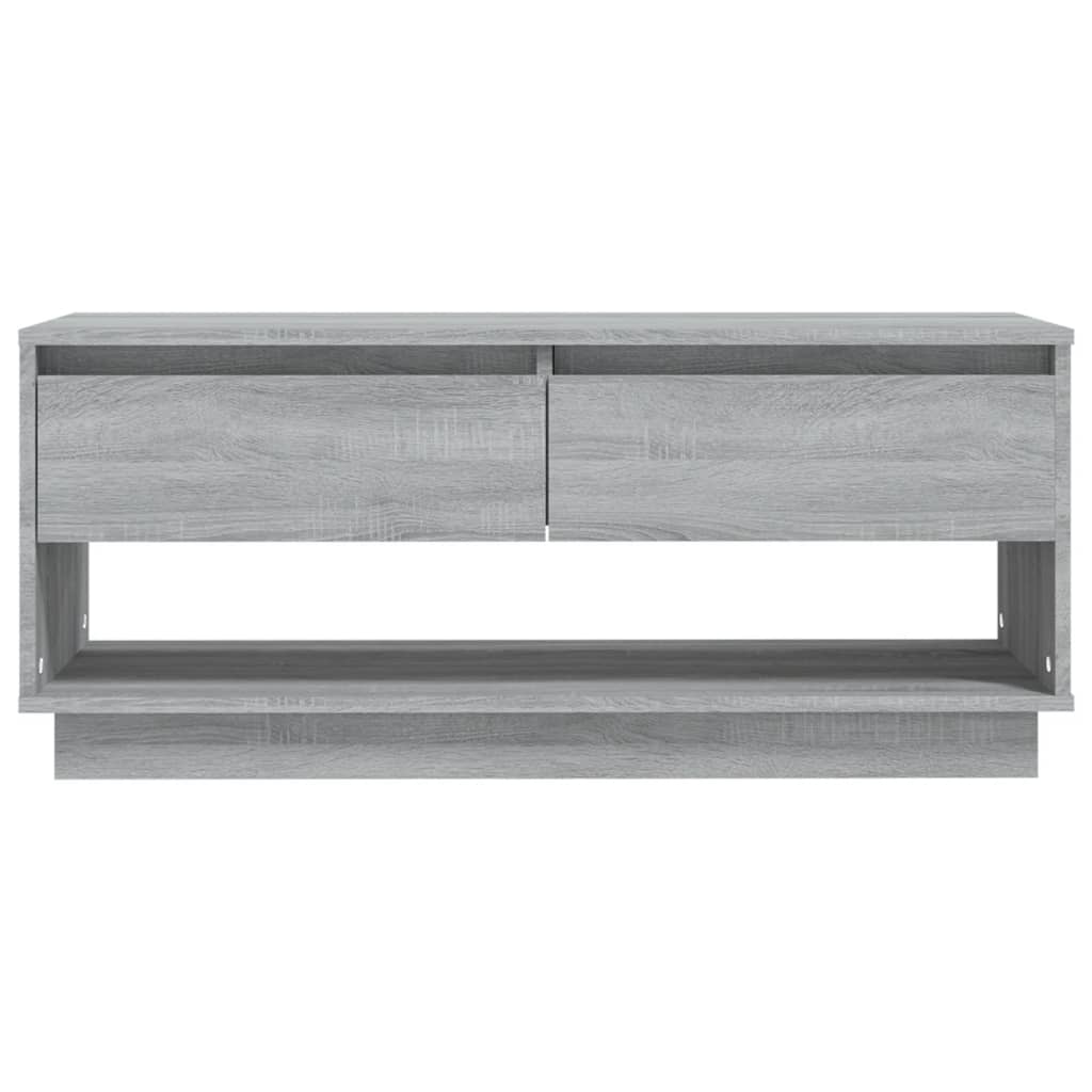 szürke sonoma színű szerelt fa TV-szekrény 102x41x44 cm