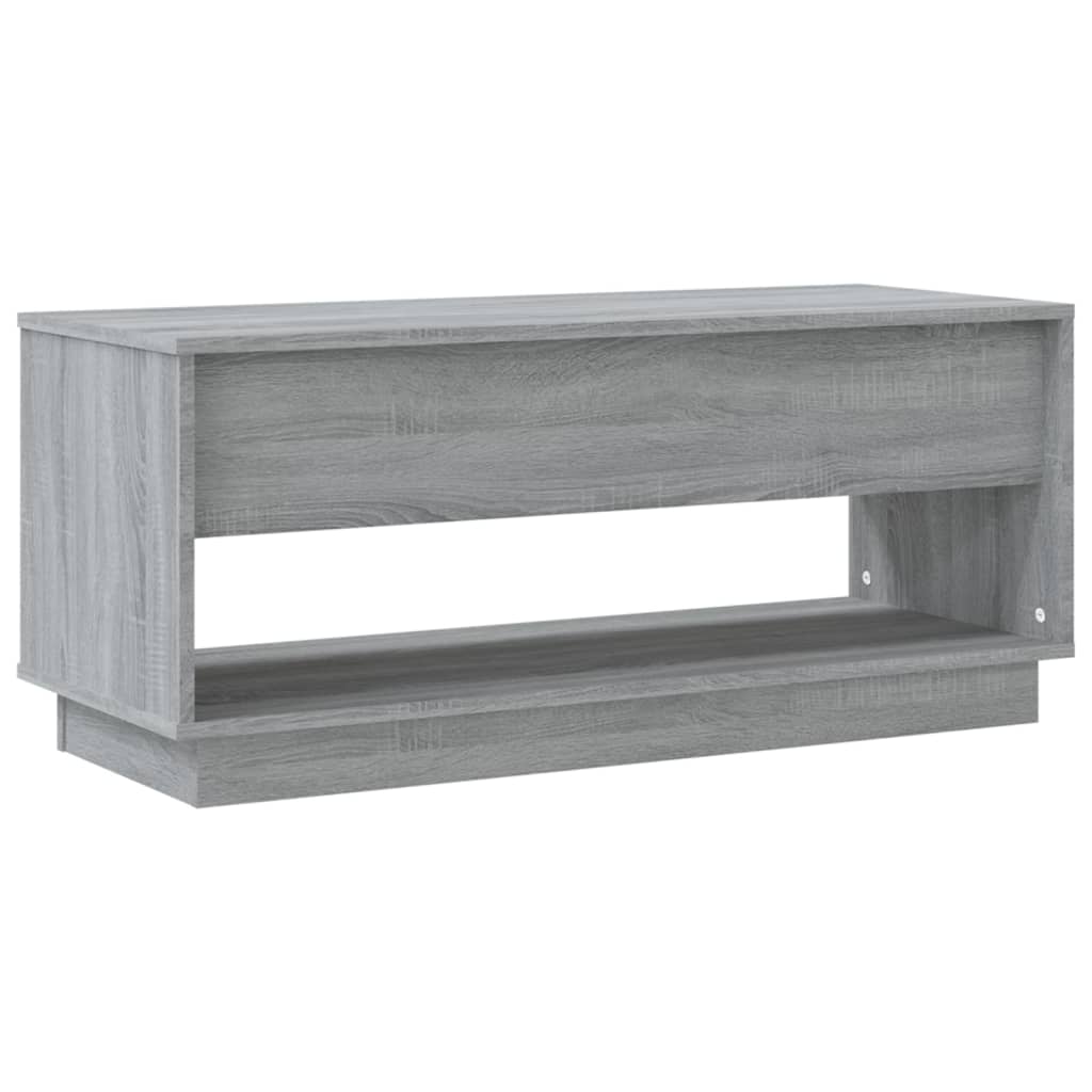 szürke sonoma színű szerelt fa TV-szekrény 102x41x44 cm