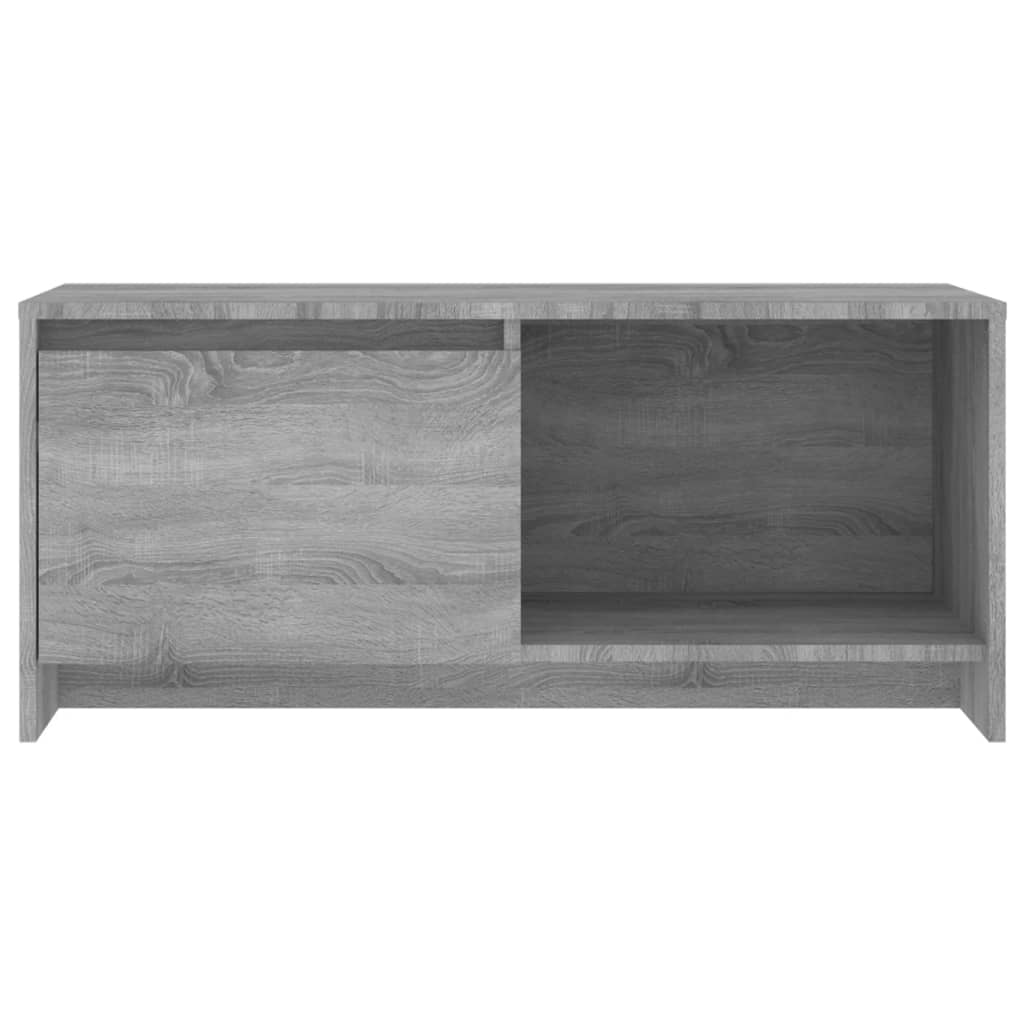 szürke sonoma színű szerelt fa TV-szekrény 90x35x40 cm