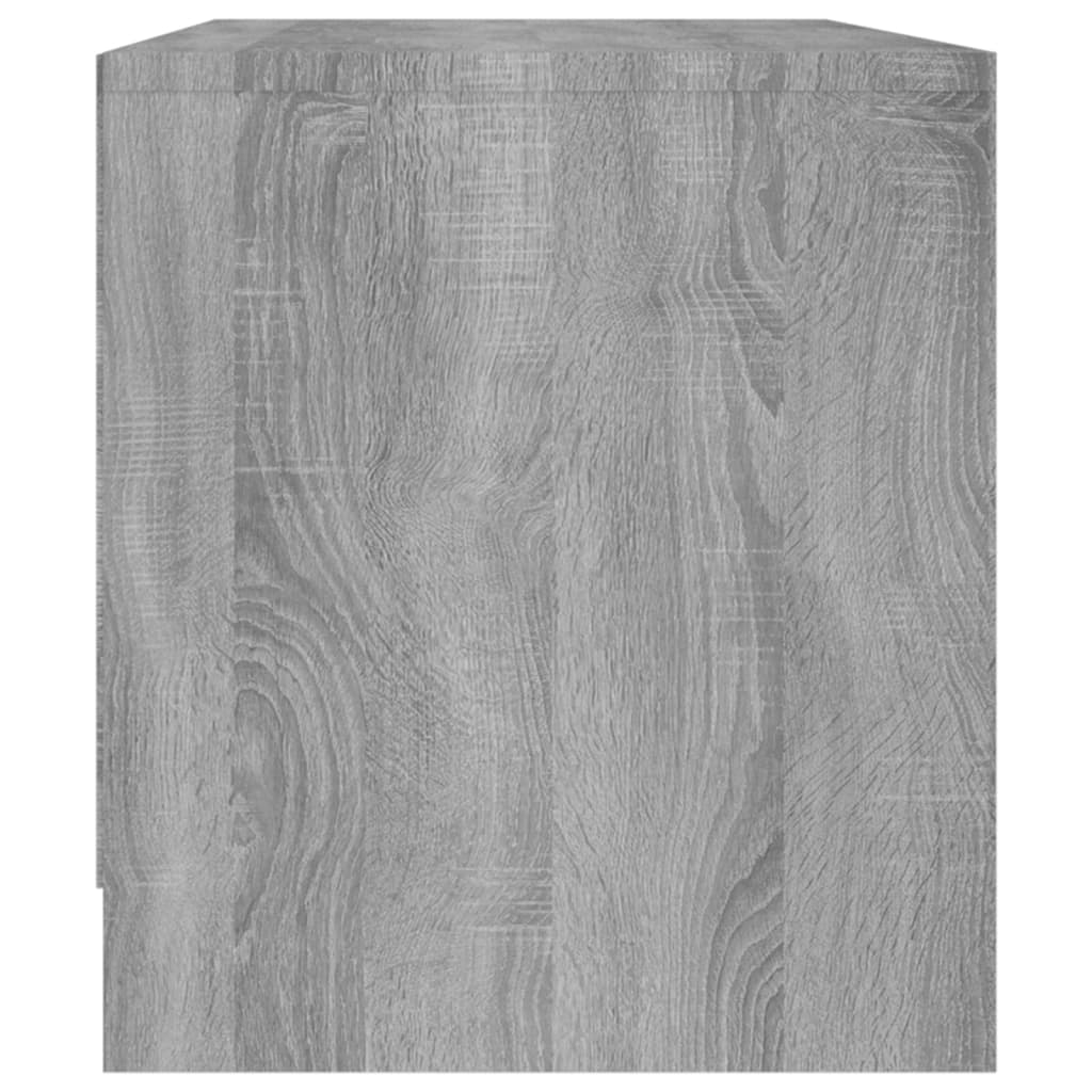 szürke sonoma színű szerelt fa TV-szekrény 90x35x40 cm