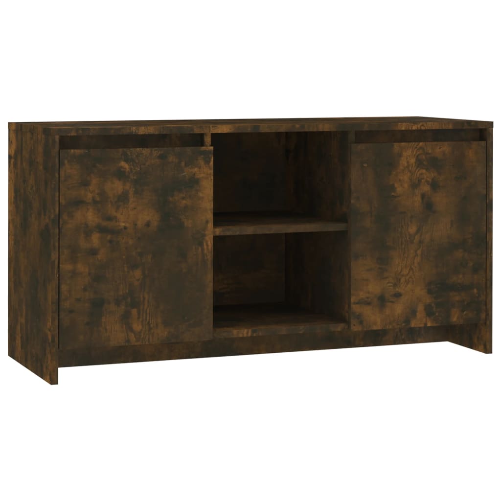 füstös tölgy színű szerelt fa TV-szekrény 102x37,5x52,5 cm