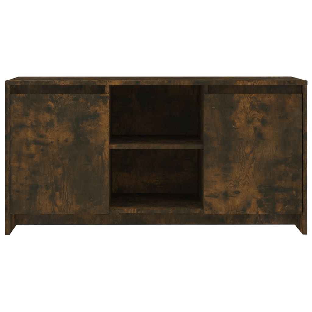 füstös tölgy színű szerelt fa TV-szekrény 102x37,5x52,5 cm