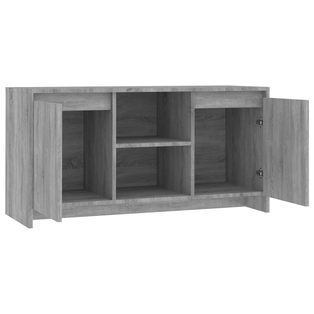 szürke sonoma szerelt fa TV-szekrény 102x37,5x52,5 cm