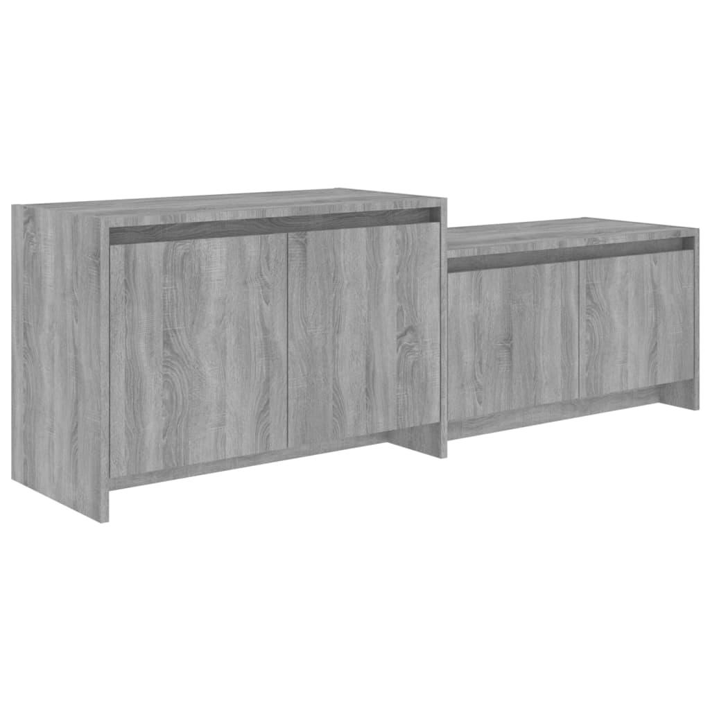 szürke sonoma szerelt fa TV-szekrény 146,5x35x50 cm