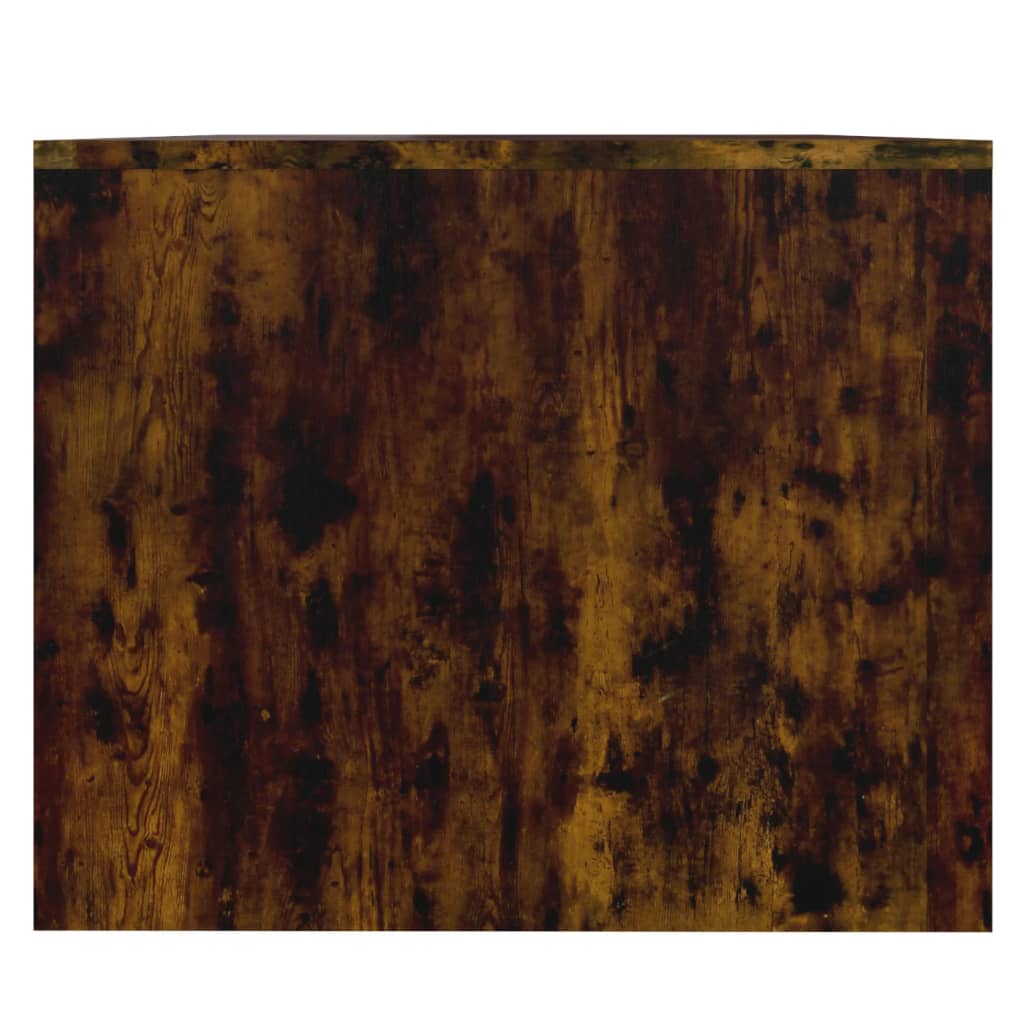 füstös tölgy színű szerelt fa dohányzóasztal 90x50x41,5 cm