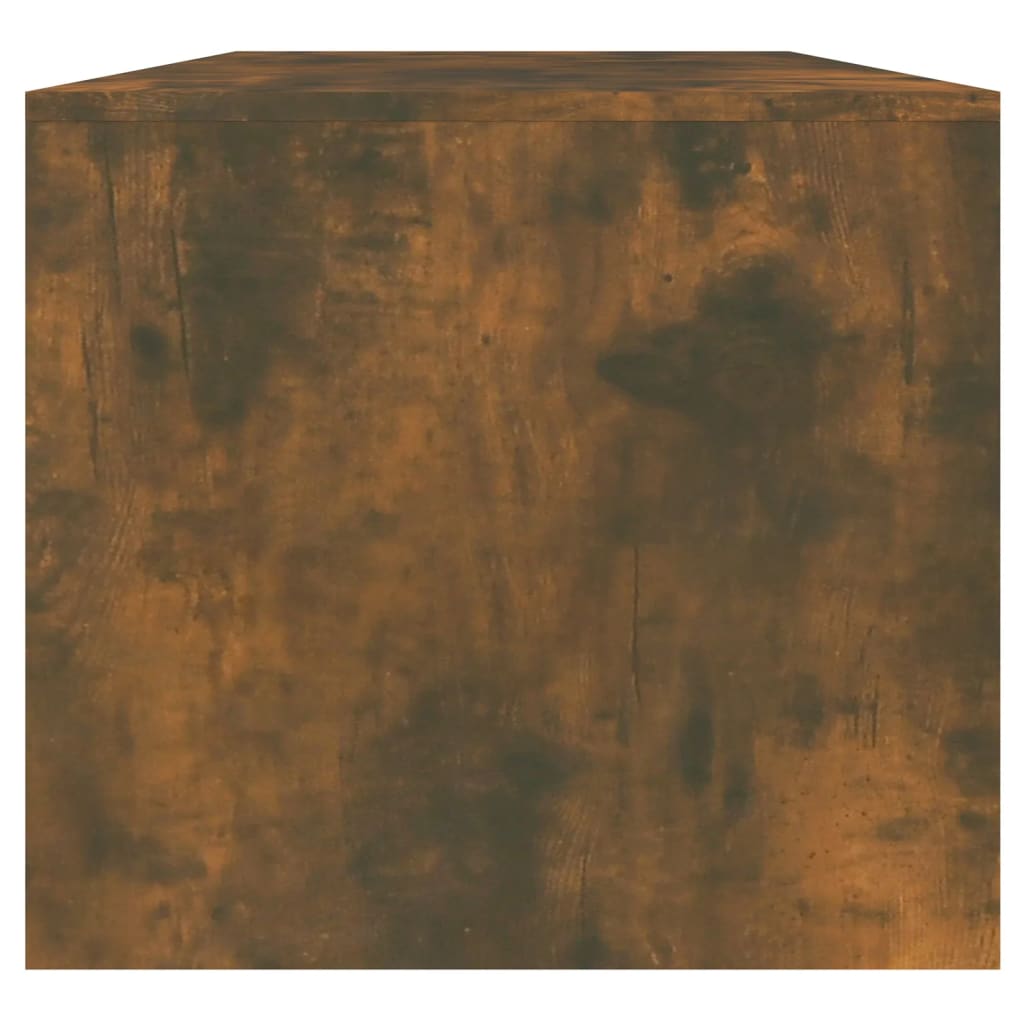 füstös tölgy színű szerelt fa dohányzóasztal 102 x 50 x 45 cm