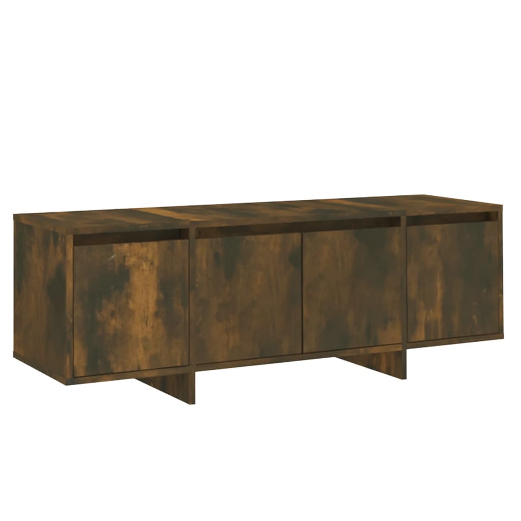füstös tölgy színű szerelt fa TV-szekrény 120x30x40,5 cm
