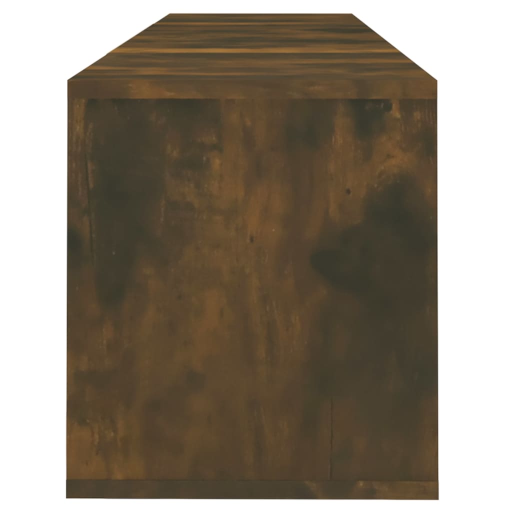 füstös tölgy színű szerelt fa TV-szekrény 120x30x40,5 cm