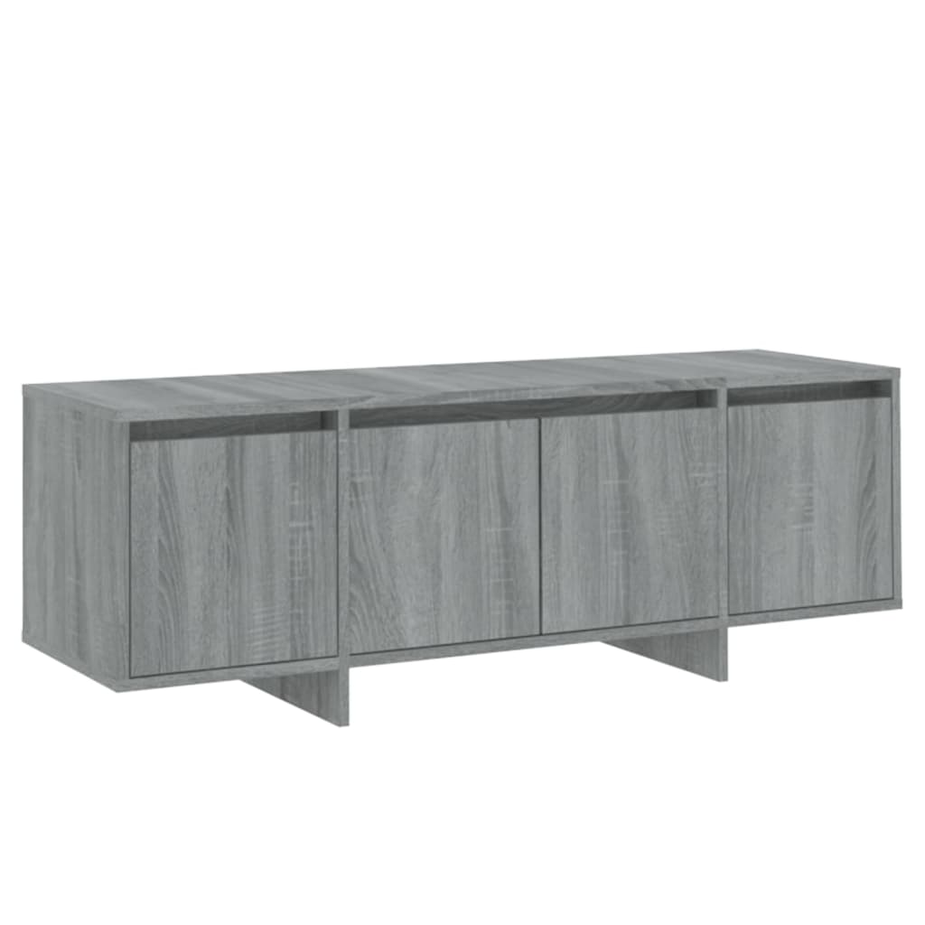 szürke sonoma színű szerelt fa TV-szekrény 120x30x40,5 cm