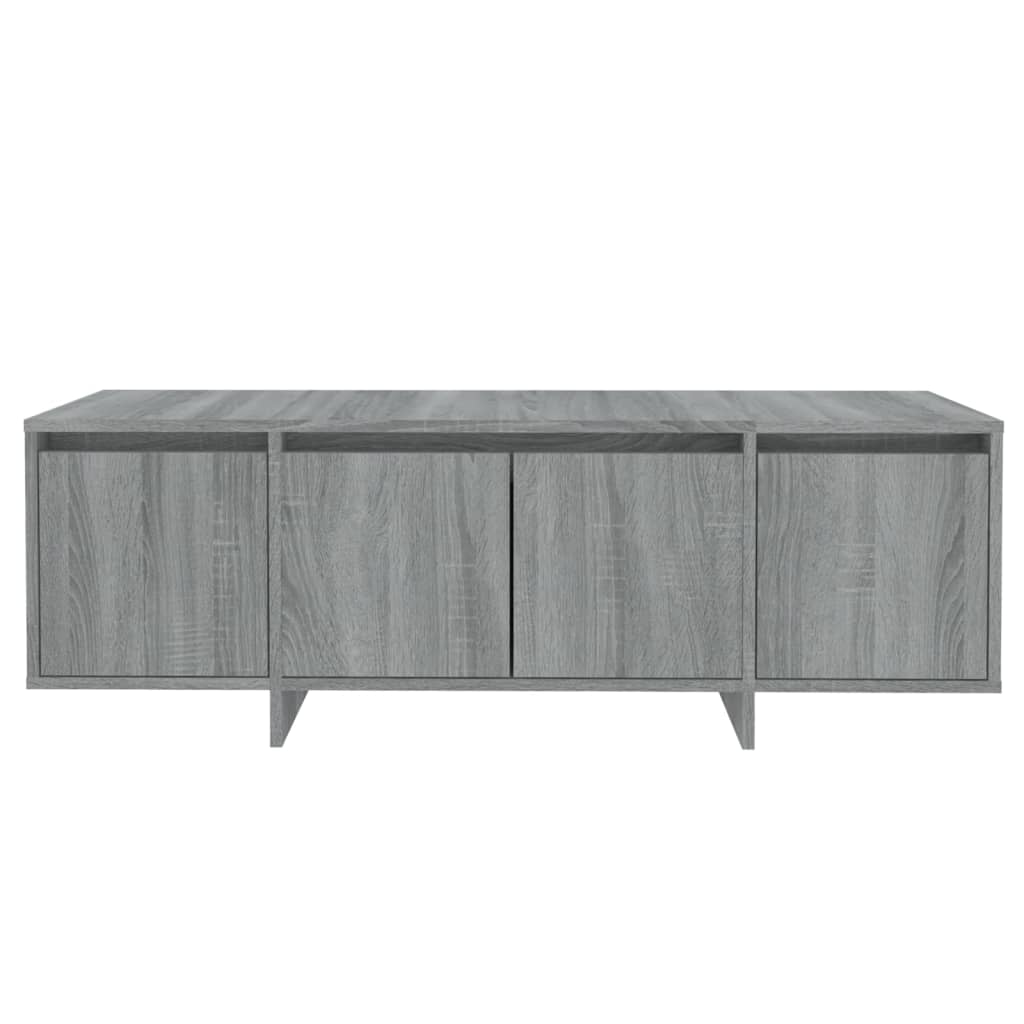 szürke sonoma színű szerelt fa TV-szekrény 120x30x40,5 cm