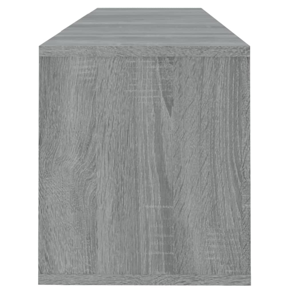 szürke sonoma színű szerelt fa TV-szekrény 120x30x40,5 cm