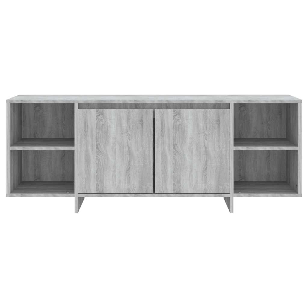 szürke sonoma színű szerelt fa TV-szekrény 130 x 35 x 50 cm